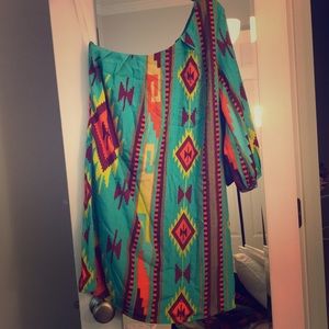 Multi colored one should dress